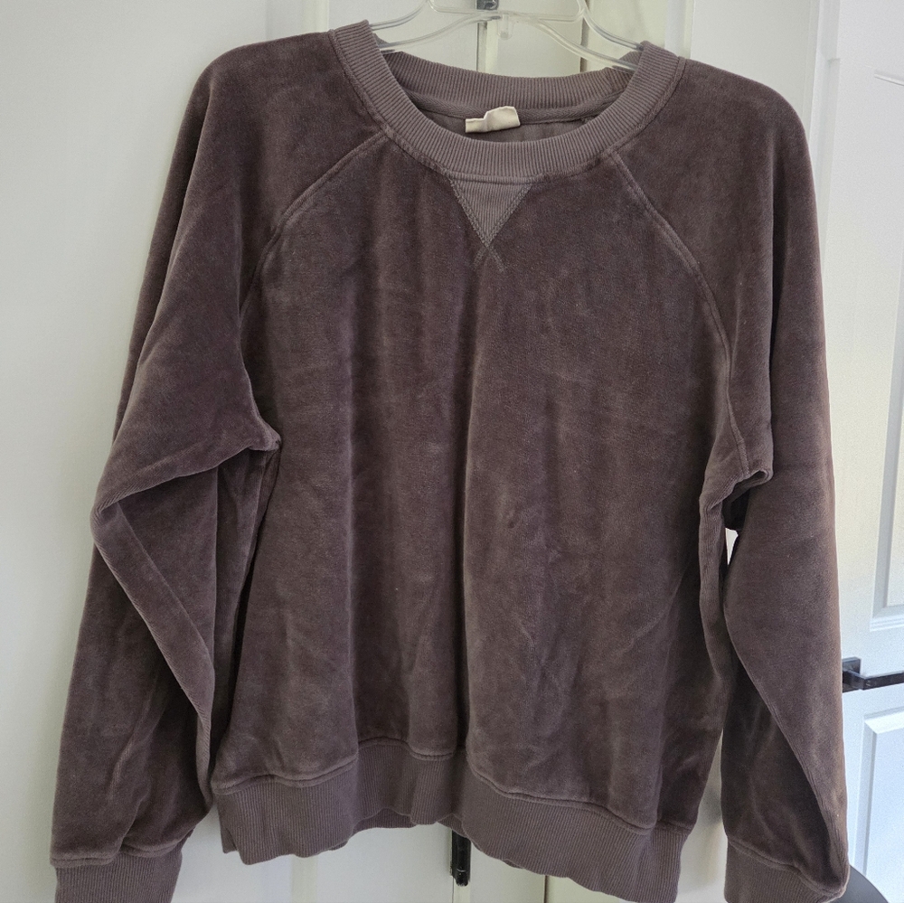 Pact Womens Velour Top And Ankle Pants